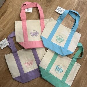 Trader Joe’s mini pastel totes